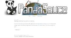 Desktop Screenshot of pandasauce.org