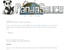 Tablet Screenshot of pandasauce.org